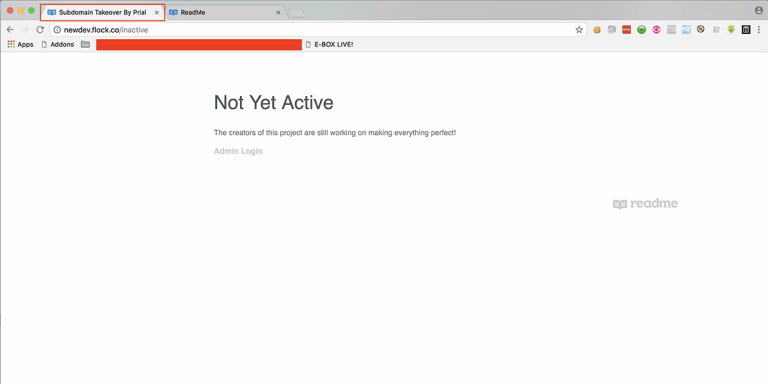 Subdomain takeover due to misconfigured project settings