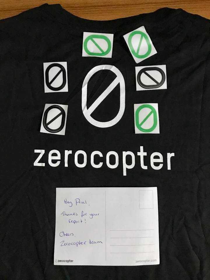 Cool T-shirt and stickers as reward