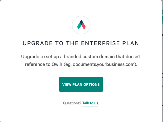 Custom domain requirements