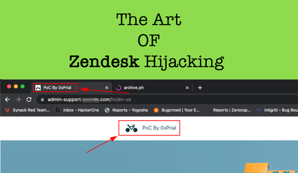 The Art Of Zendesk Hijacking